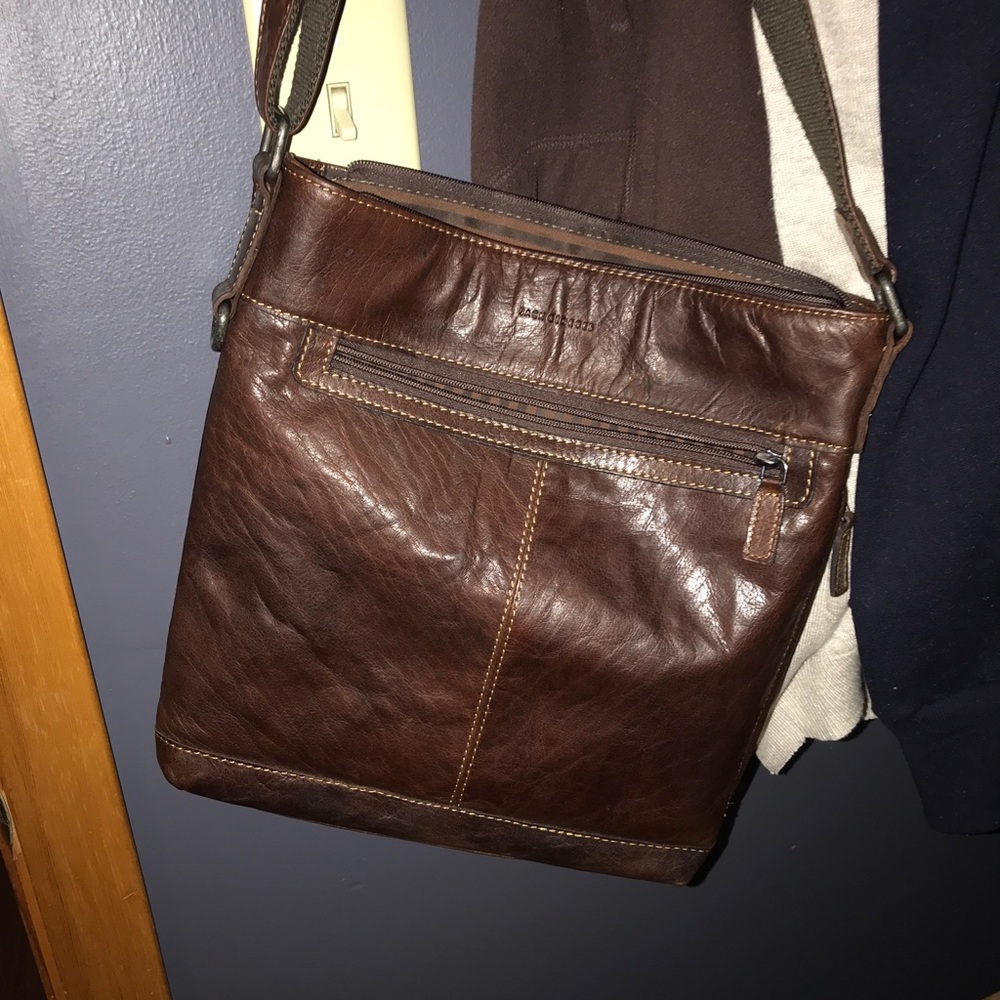 Jack George’s cross body leather bag